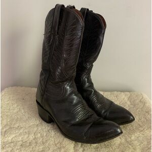 Brown Leather Cowboy boots size 7 (5 men’s)